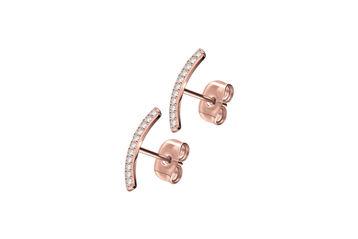 Titan Ohrstecker KRISTALLBOGEN von Piercingline